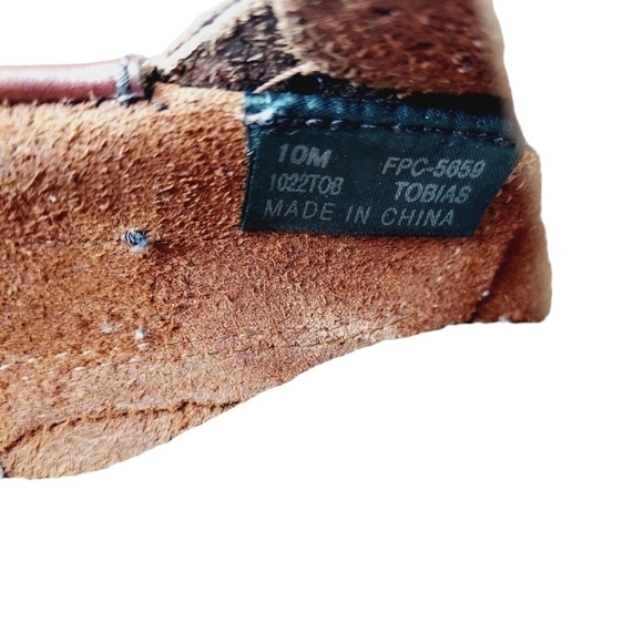 Cary Country Men's Rugged Casual Tobias Burgundy Leather Loafer Sz 10 Boat Shoe - Picture 10 of 12